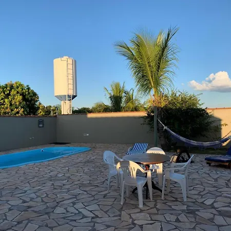 Casa De Brotas Com Piscina Villa Exterior photo