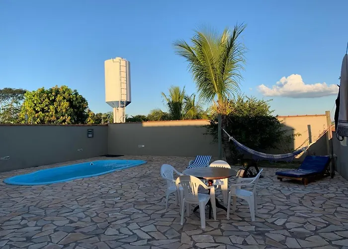 Casa De Brotas Com Piscina